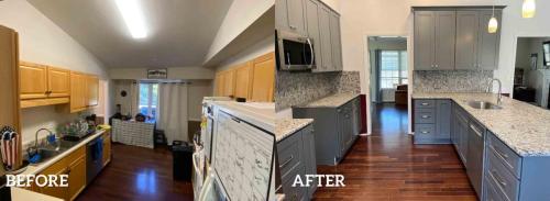 kitchen wall removal - 1